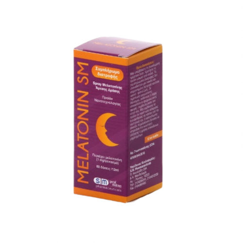 Melatonin SM Συμπλήρωμα Διατροφής με Μελατονίνη 12ml